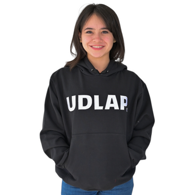 Sudadera negra logo