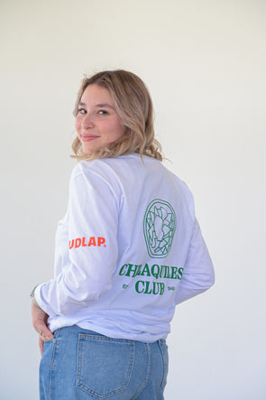 Playera blanca Chilaquiles Basics
