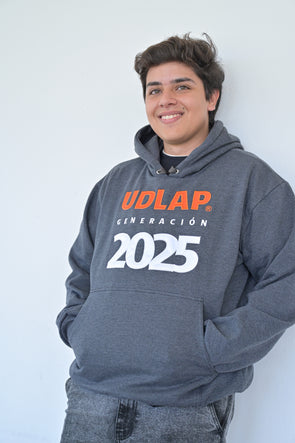Sudadera gris horizontal graduación 2025