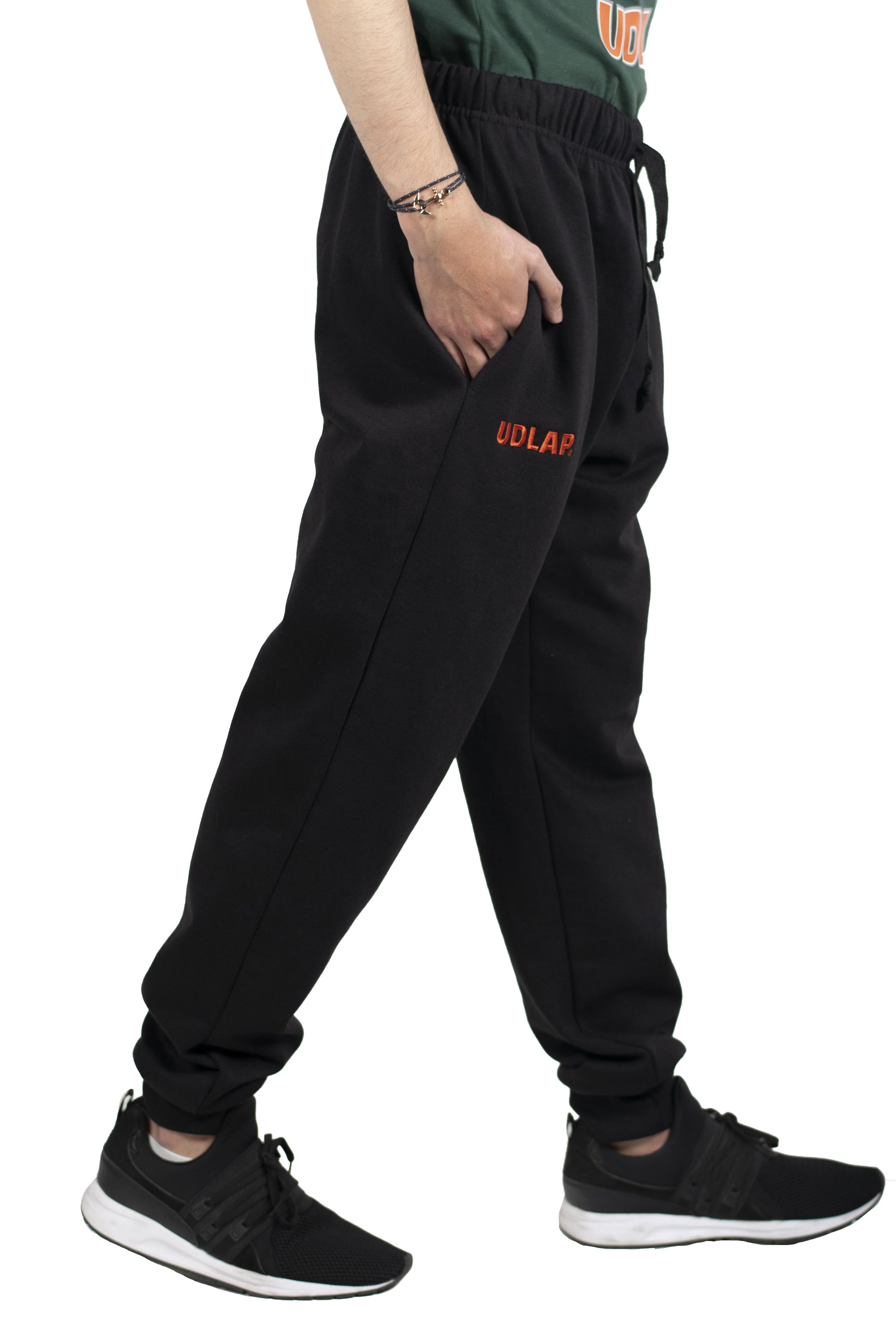 Pantalón jogger para hombre con elástico en cintura y tobillos